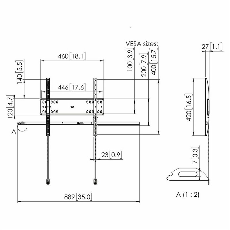 Image secondaire de Support de TV Vogel's 7045000 55