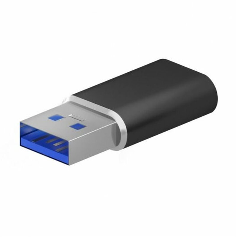 Image secondaire de Aisens A108-0678 changeur de genre de câble USB Type-C USB Type-A Noir