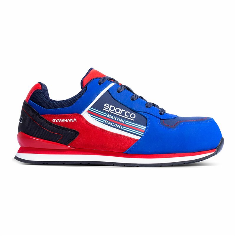 Image secondaire de Chaussures de sécurité Sparco Ndis Scarpa Gymkhana Martini Racing S3 ESD Bleu Rouge