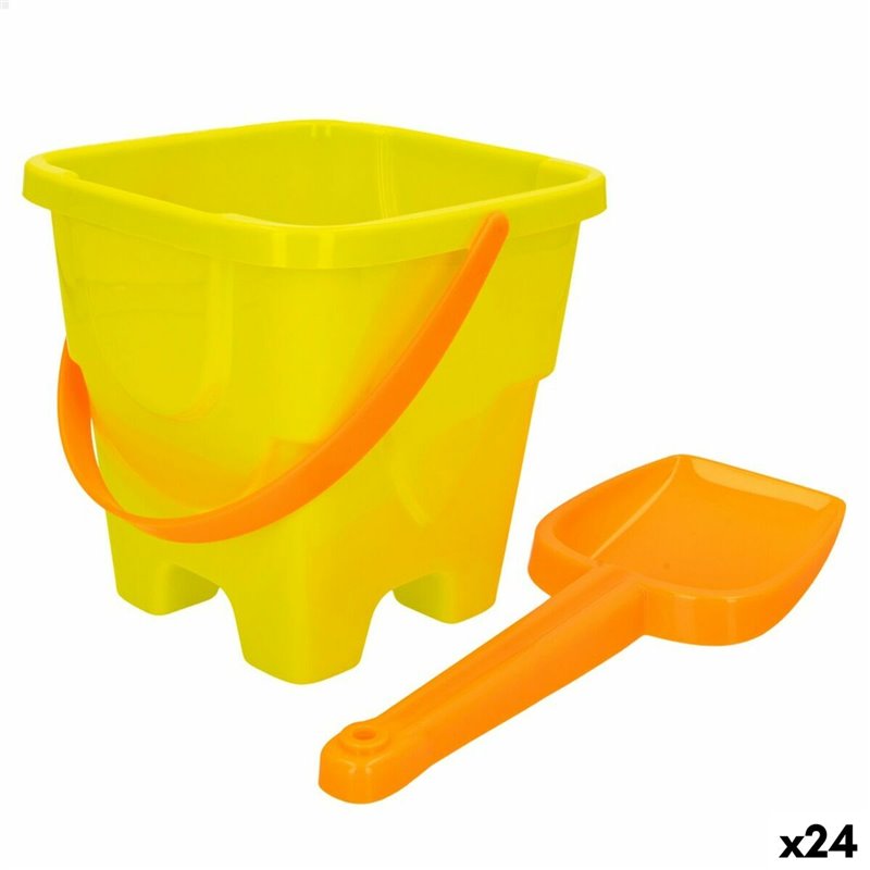 Set de jouets de plage Colorbaby 17 cm 2 Pièces (24 Unités)