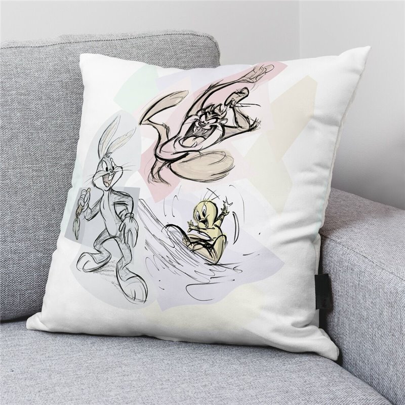 Image secondaire de Housse de coussin Looney Tunes Sketch B Multicouleur 45 x 45 cm