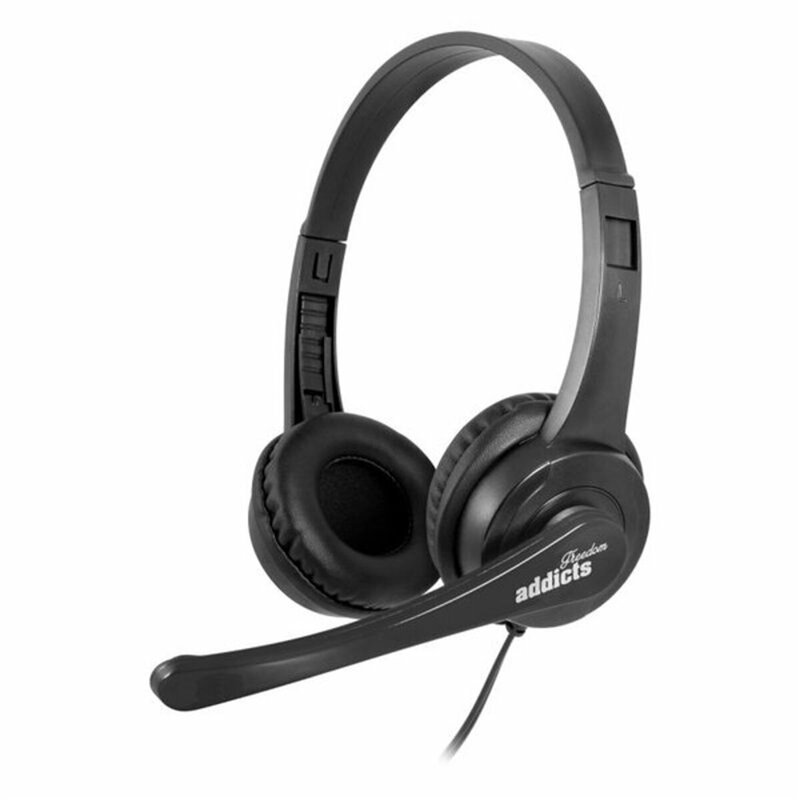 NGS VOX505 USB Casque Avec fil Arceau Jouer Noir