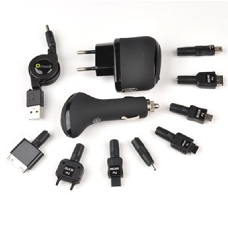 Pack Charge Secteur Et Voiture+8 Connecteurs