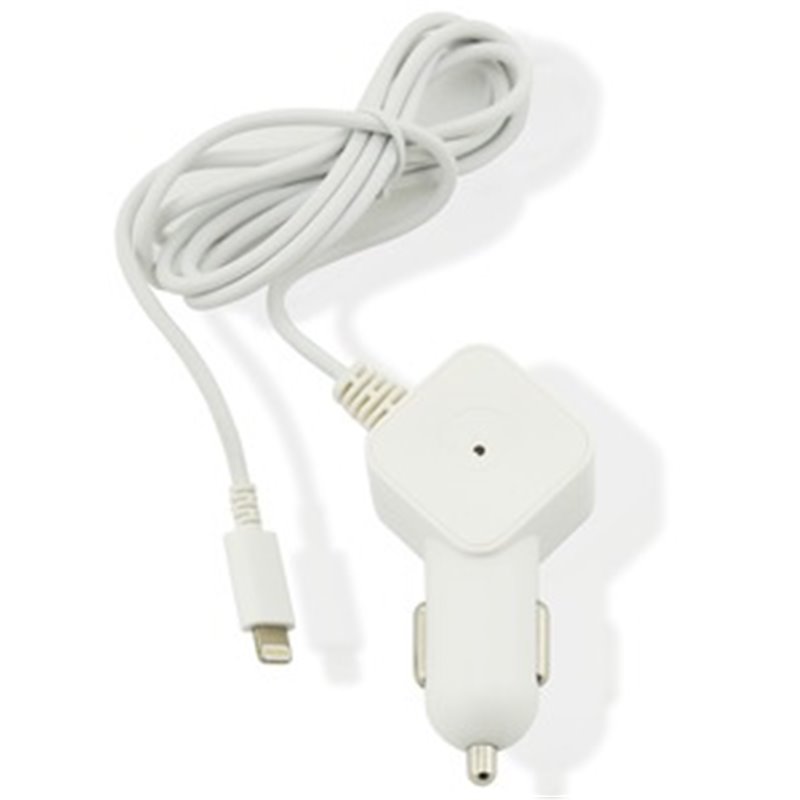 Chargeur Voiture 1A Lightning 1.2M Blanc