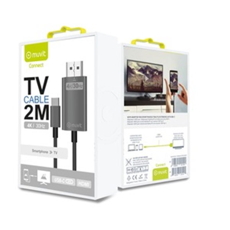 Image secondaire de Connect Câble Type C Vers Hdmi 2M Noir