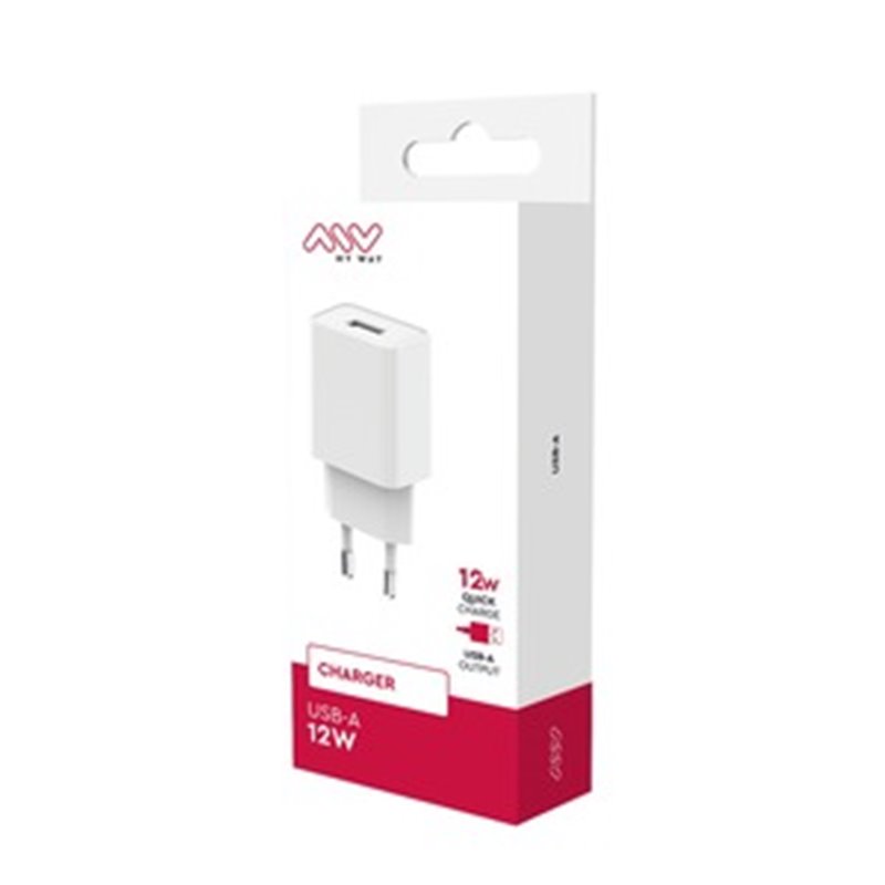 Image secondaire de Chargeur Secteur 12W USB-A Blanc