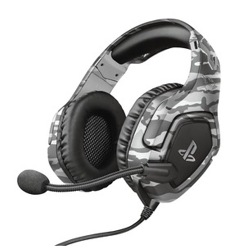 Trust Gxt 488 Forze Ps4 Casque Avec Fil Arceau Jouer Noir, Gris