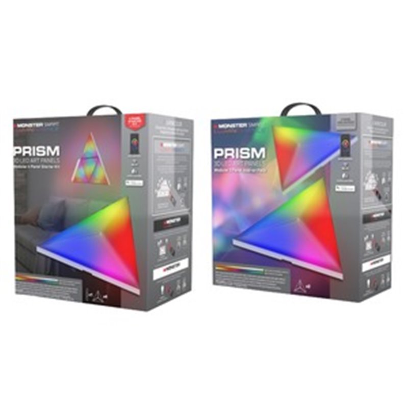 Illuminessence Bundle Smart Prism Starter + 2 Panneaux Led 3D