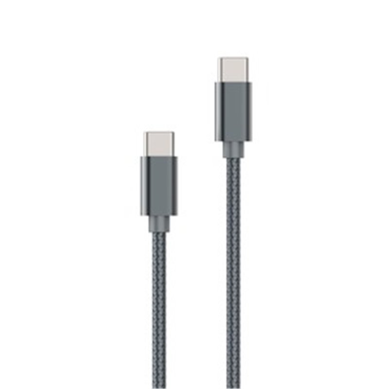 Câble Tresse USB-C USB-C 1M Gris