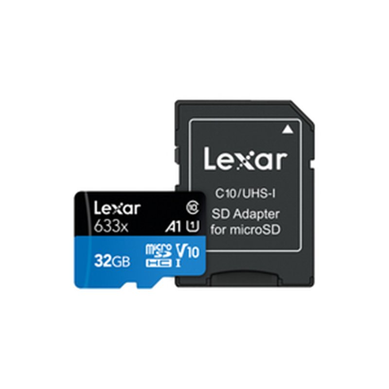 Carte MICROSDHC 633X AVEC ADAPT.SD 32GO