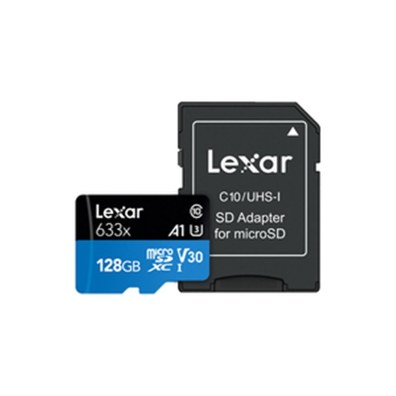 Image secondaire de Carte MICROSDXC 633X AVEC ADAPT.SD 128GO