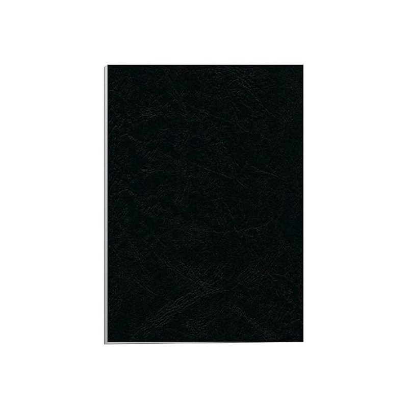 Fellowes A4 LEATHERBOARD COVERS BLACK 100PK (FSC) 5370405