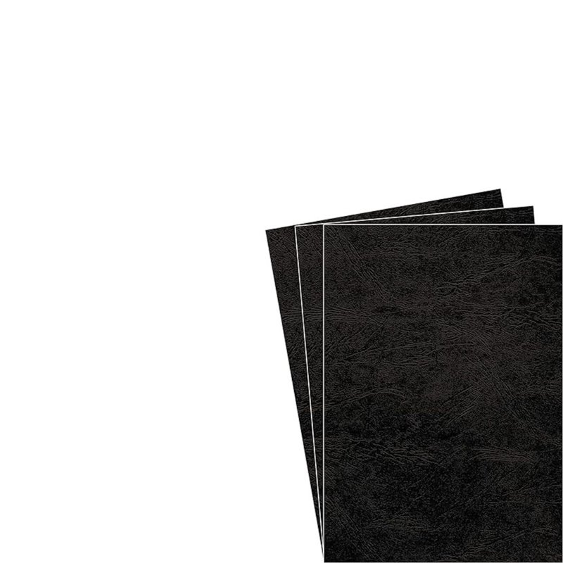 Image secondaire de Fellowes A4 LEATHERBOARD COVERS BLACK 100PK (FSC) 5370405