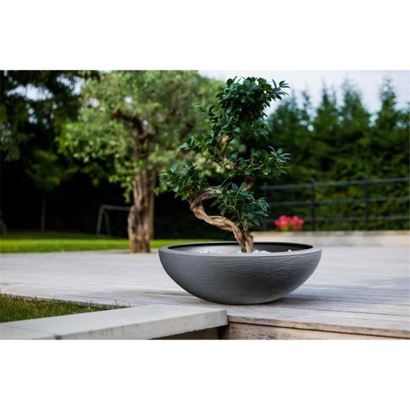 Image secondaire de EDA Pot vasque Graphit Ø 59 cm - 39 L - Gris anthracite