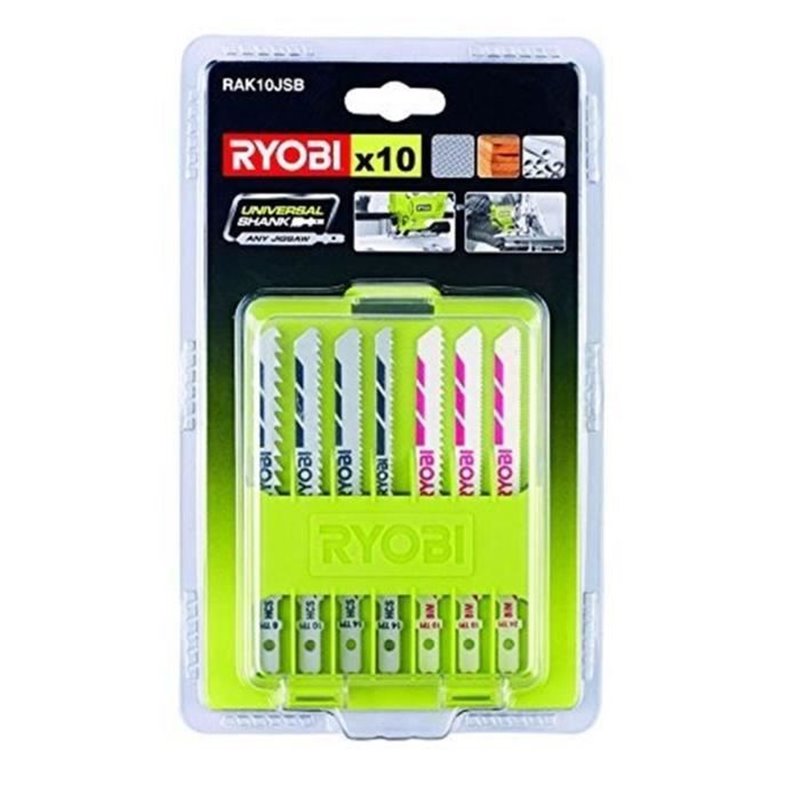 Image secondaire de Ryobi Coffret 10 lames pour scie sauteuse 102 mm