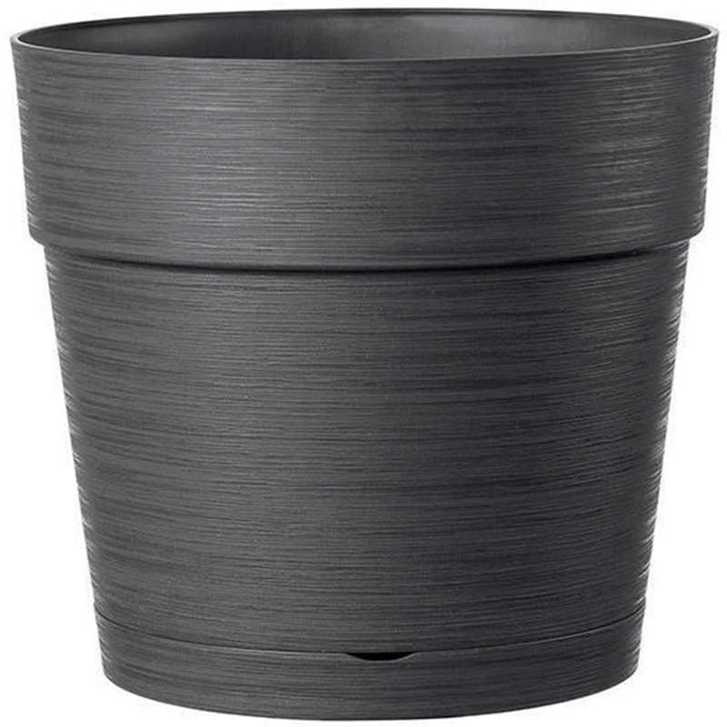 Pot de fleur - DEROMA - Vaso Save R - 58L - 48cm - Gris foncé