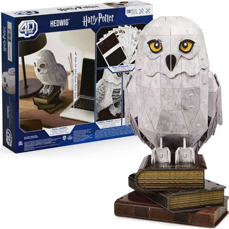 Spin Master HEDWIGE Harry Potter 4D Build