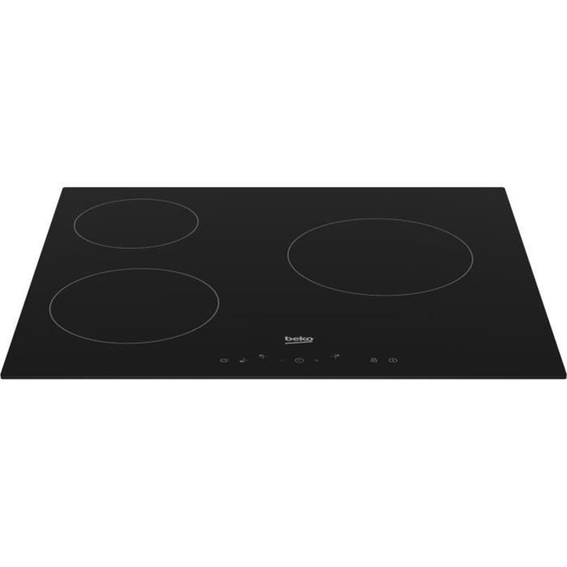 Image secondaire de Table de cuisson vitrocéramique - BEKO - 3 foyers - 60 cm - HIC63400