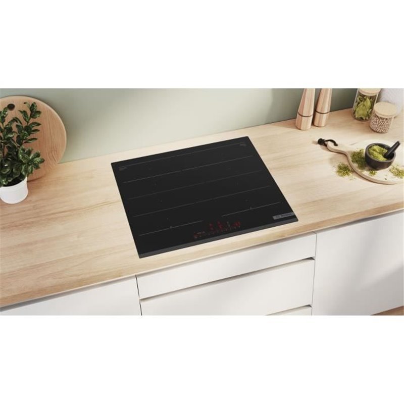 Image secondaire de Table induction 60cm - Bosch SER6 - PXY63KHC1E Noir - 4-foyers - Home Connect