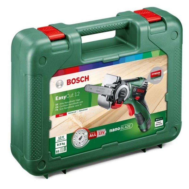 Image secondaire de Scie coupe droite sans-fil Bosch - Easycut 12 - Lame NanoBlade bois - Batterie 12V-2,5Ah