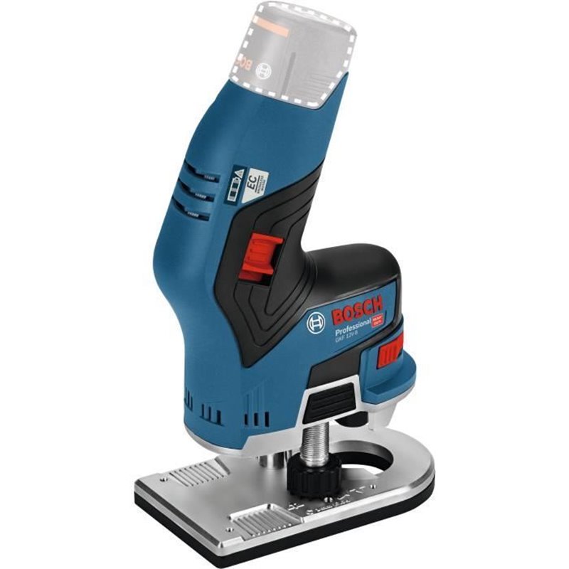 Bosch GKF 12V-8 Professional 13000 tr/min Noir, Bleu, Rouge