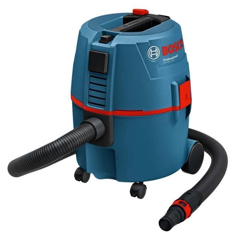 Aspirateur Bosch Professional GAS 20 L SFC, aspire eau et poussiere, 1200W, nettoyage filtre semi-automatique (carton)