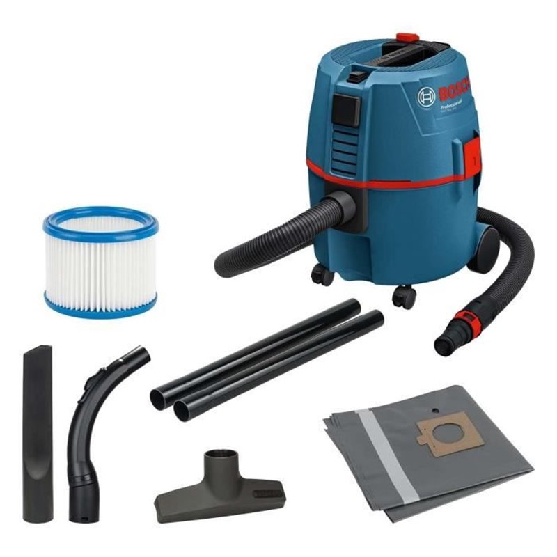 Image secondaire de Aspirateur Bosch Professional GAS 20 L SFC, aspire eau et poussiere, 1200W, nettoyage filtre semi-automatique (carton)