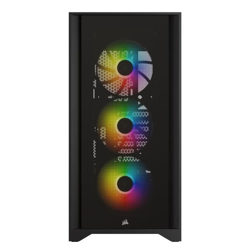 Image secondaire de Corsair Boîtier PC iCUE 4000X RGB - Moyen Tour - Verre trempé - Noir (CC9011204WW)