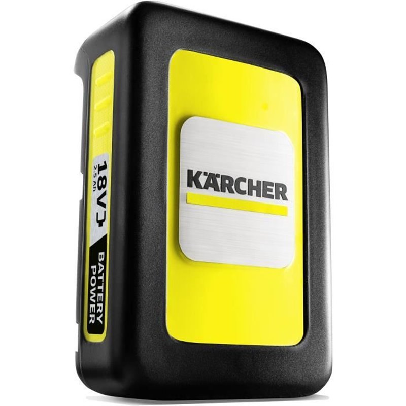 Image secondaire de Batterie Power Kärcher 18V / 2.5 Ah - Lithium Ion - Ecran LCD - Grips antidérapants - Noir