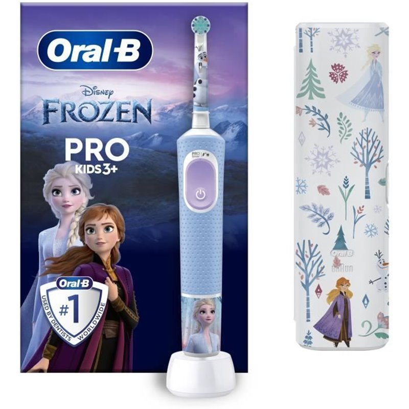 Oral-B Vitality Pro Frozen Adulte Brosse à dents rotative oscillante Noir, Gris