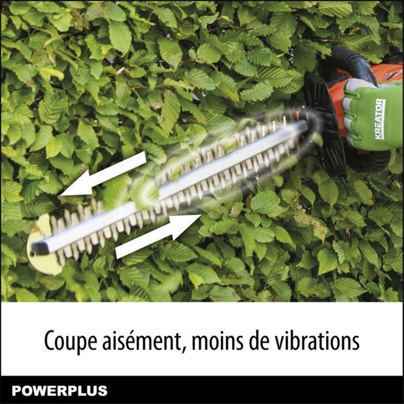 Image secondaire de Taille-Haie Batterie Dual Power - DUAL POWER - POWDPG75320 - Lame de 580 mm - Écart de 18 mm