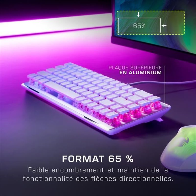 Image secondaire de Roccat Vulcan II Max clavier USB Qwerty Français Blanc