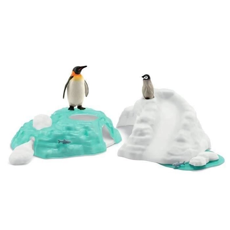 Image secondaire de Figurine Famille pingouin sur la banquise, SCHLEICH 42661 Wild Life