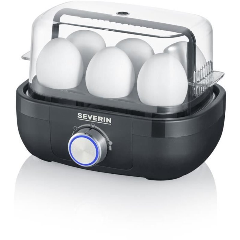 Cuit-Oeufs Severin EK3166 - 420 W - Noir - Pour 1 a 6 oeufs