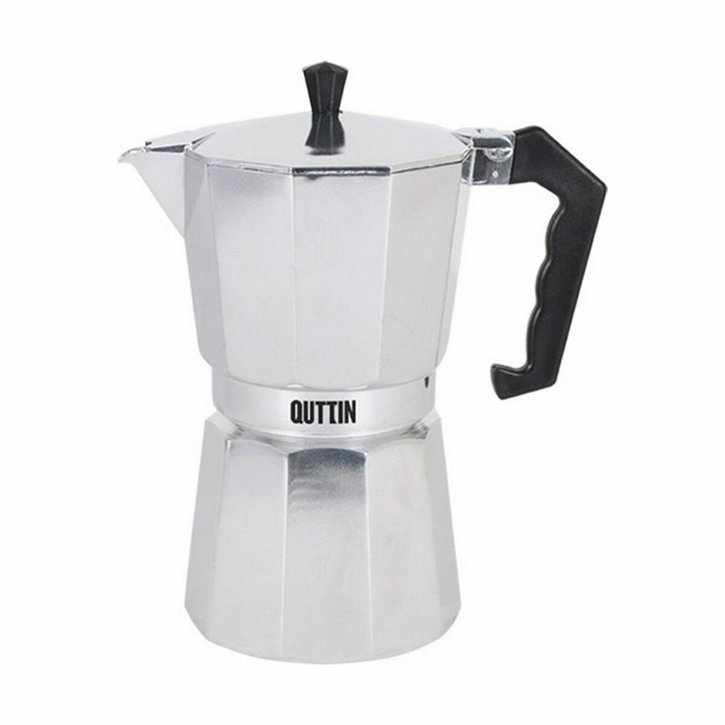 Image secondaire de Cafetière Italienne Quttin 6 Tasses Aluminium (6 Unités)