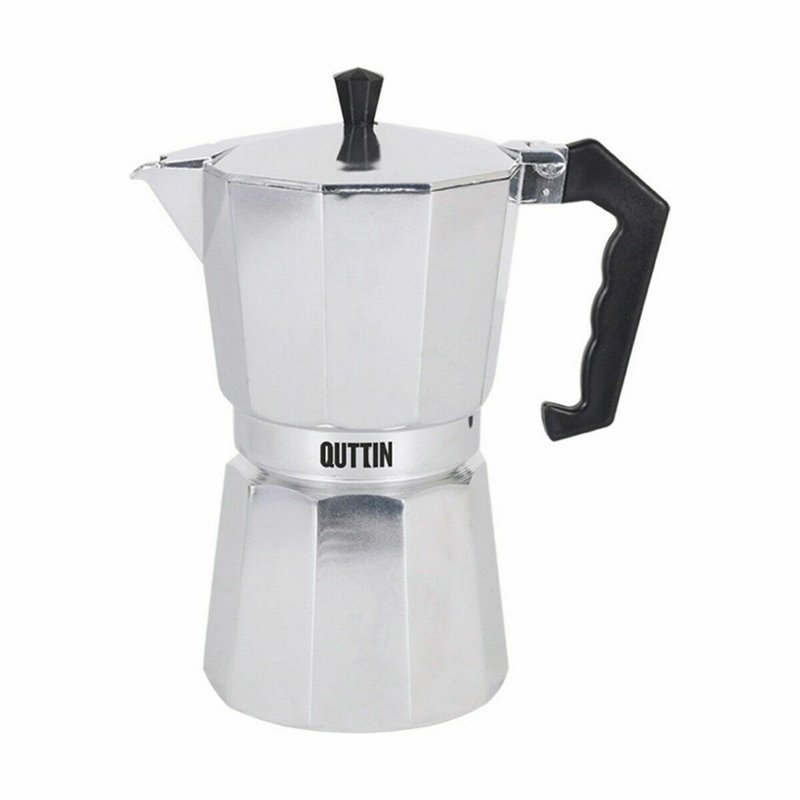 Image secondaire de Cafetière Italienne Quttin 12 Tasses Aluminium (6 Unités)