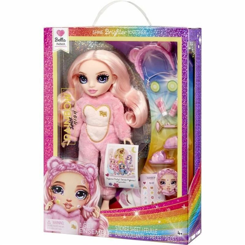 Image secondaire de Rainbow High Junior High PJ Party Fashion Doll- Bella (Pink)