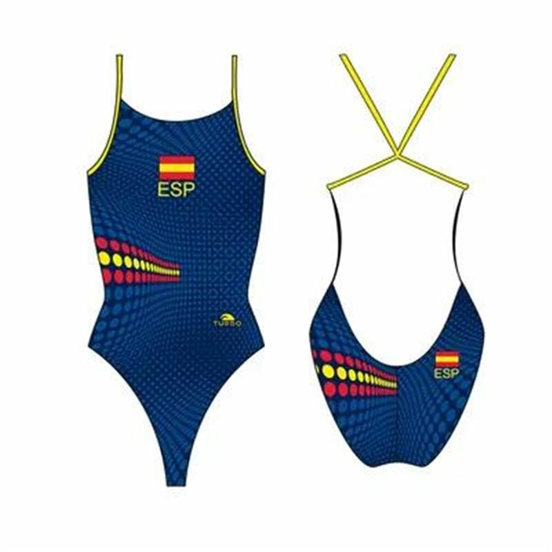 Maillot de bain femme Turbo Spain 2016 Pro Racer Bleu