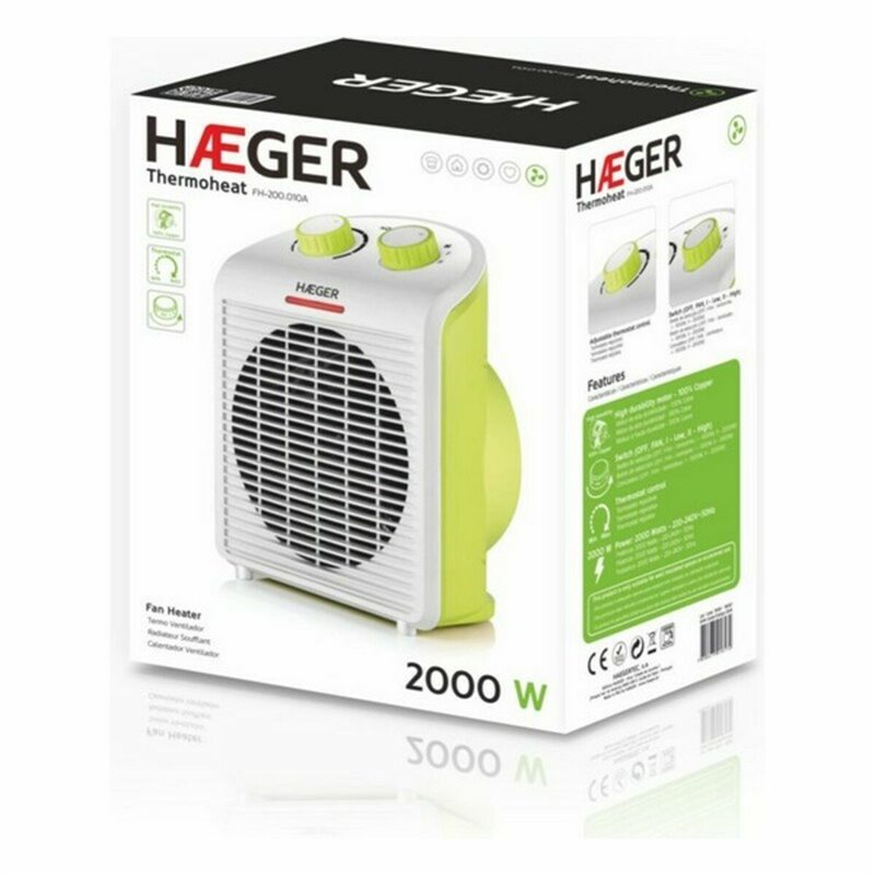 Image secondaire de Chauffage Haeger FH-200.010A 2000 W Multicouleur