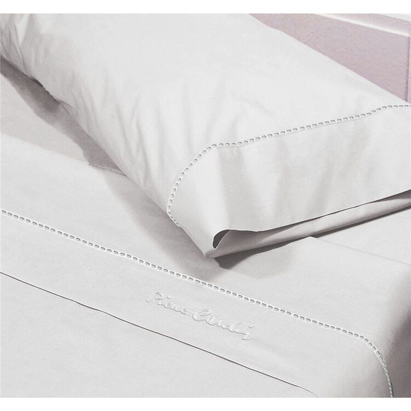 Image secondaire de Jeu de draps Pierre Cardin ARCADIA Blanc Lit 1 personne