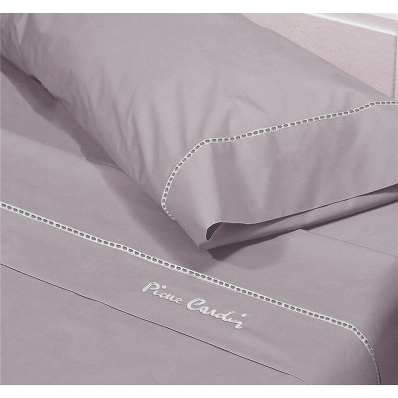 Image secondaire de Jeu de draps Pierre Cardin ARCADIA Mauve Lit 1 personne