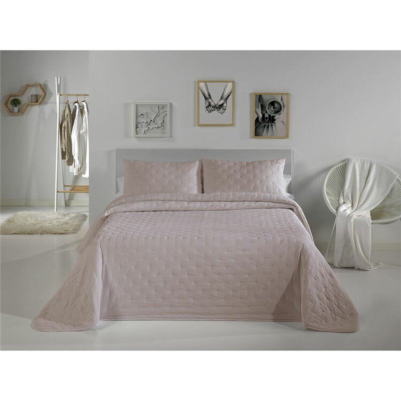 Couvre-Lit Pierre Cardin DOTS Rose Gran lit 2 persones (3 Pièces)