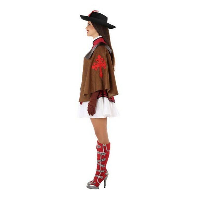 Image secondaire de Déguisement pour Adultes 113787 Rouge (3 pcs) Femme Mousquetaire