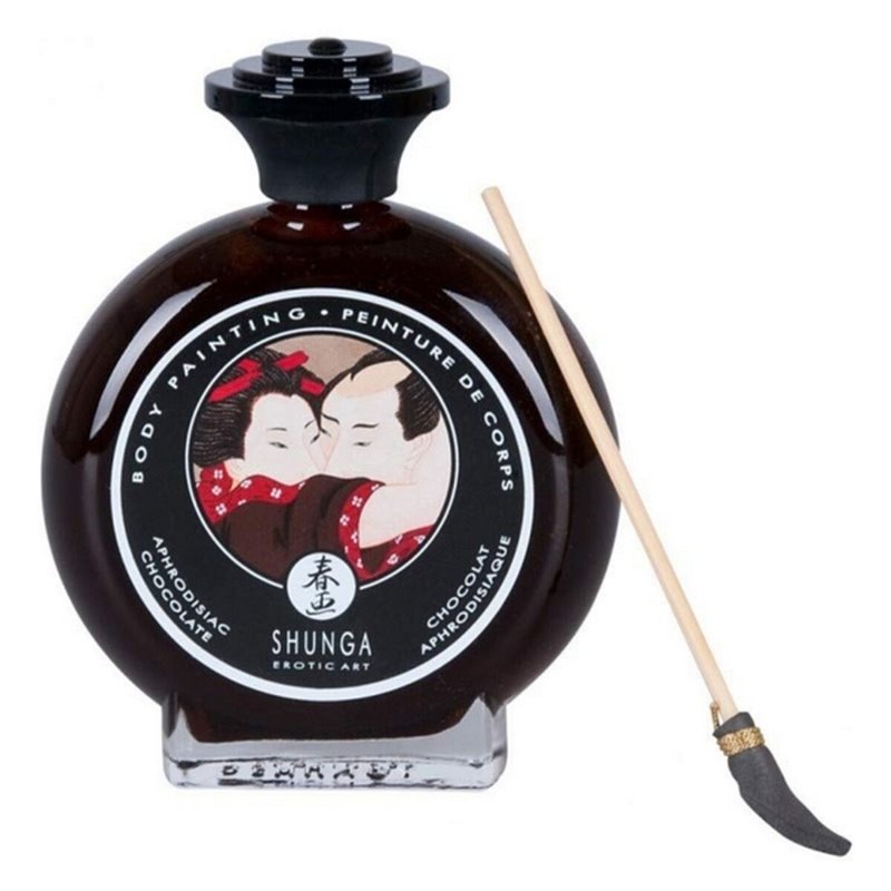 Image secondaire de Peinture corporelle Shunga 6500_13482 Chocolat (100 ml) (100 ml)