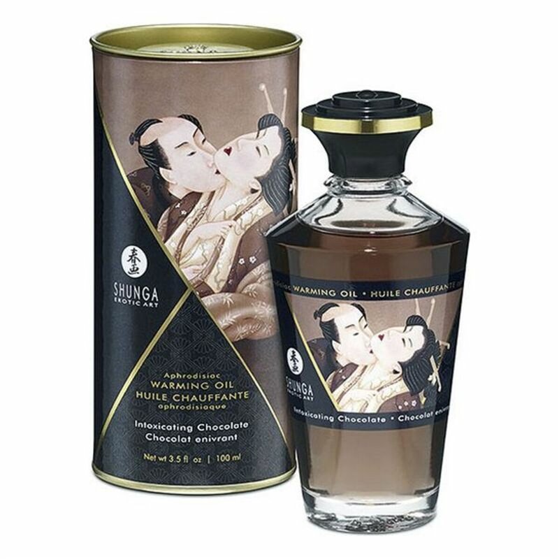 Huile de massage érotique Shunga Chocolat (100 ml)