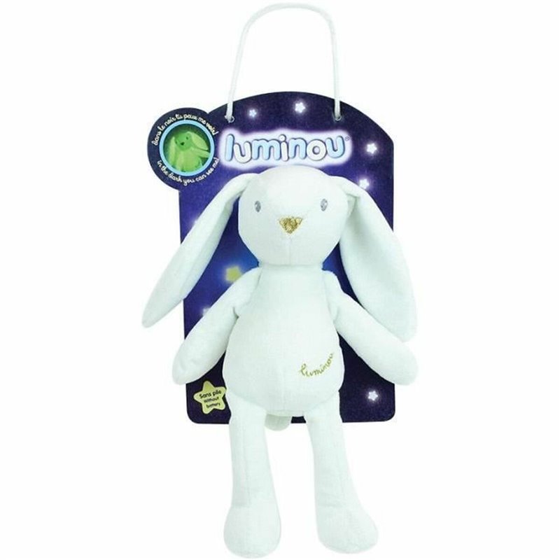 Image secondaire de Jouet Peluche Jemini Luminou White Rabbit 20 cm