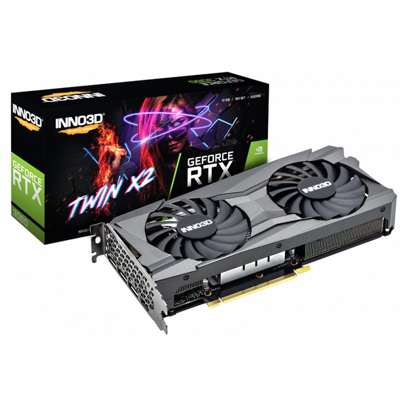 Carte Graphique INNO3D GeForce RTX 3060 TWIN X2 12 GB GDDR6