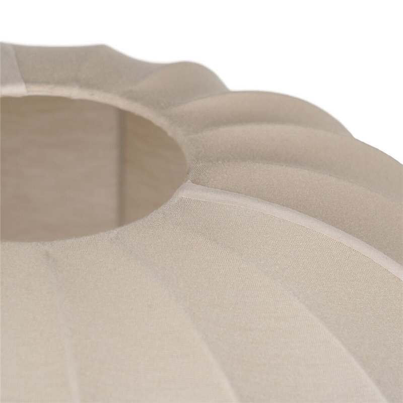 Image secondaire de Lampe de bureau Beige Naturel Coton Bois Métal 60 W 220-240 V 40 x 40 x 28,5 cm