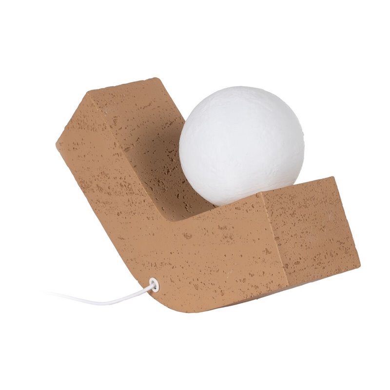 Lampe de bureau Beige Polyrésine 220-240 V 29 x 9,5 x 19,5 cm