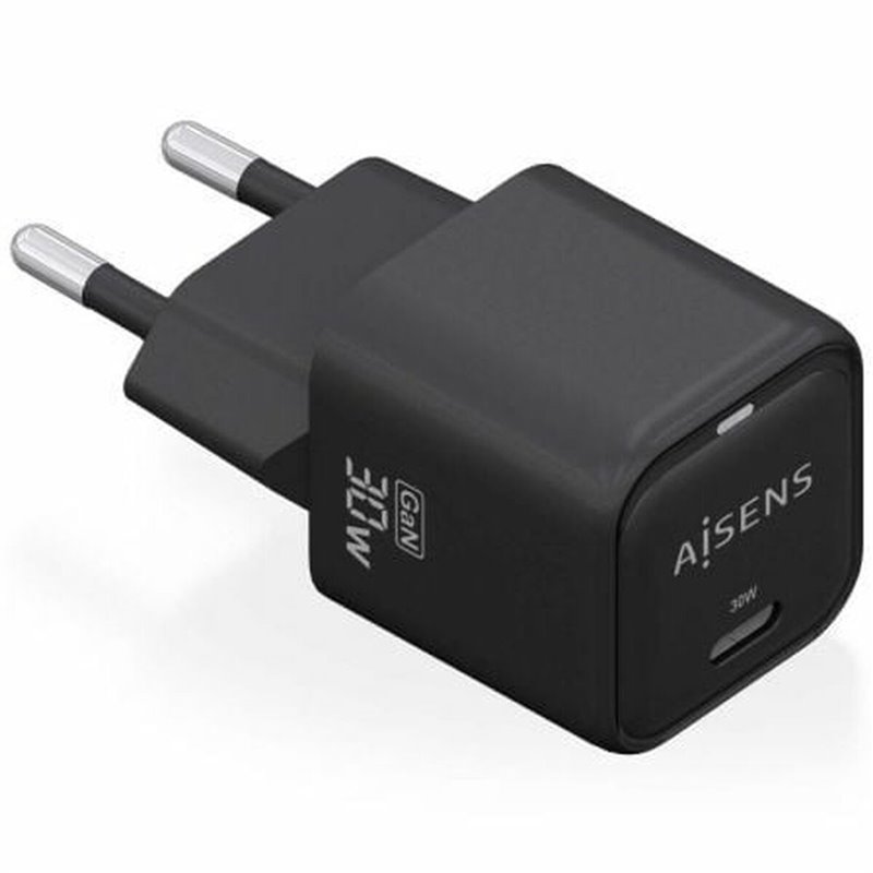 Chargeur mural Aisens ASCH-30W1P019-BK Noir 30 W (1 Unité)